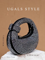 Luxury 2023 Women's Party Prom Crescent Clip Box Evening Clutch Acrylic Transparent Clutch Waterproof Crossbody Bag shein