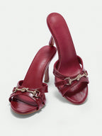 BIZCHIC Ladies' High Heeled Sandals shein
