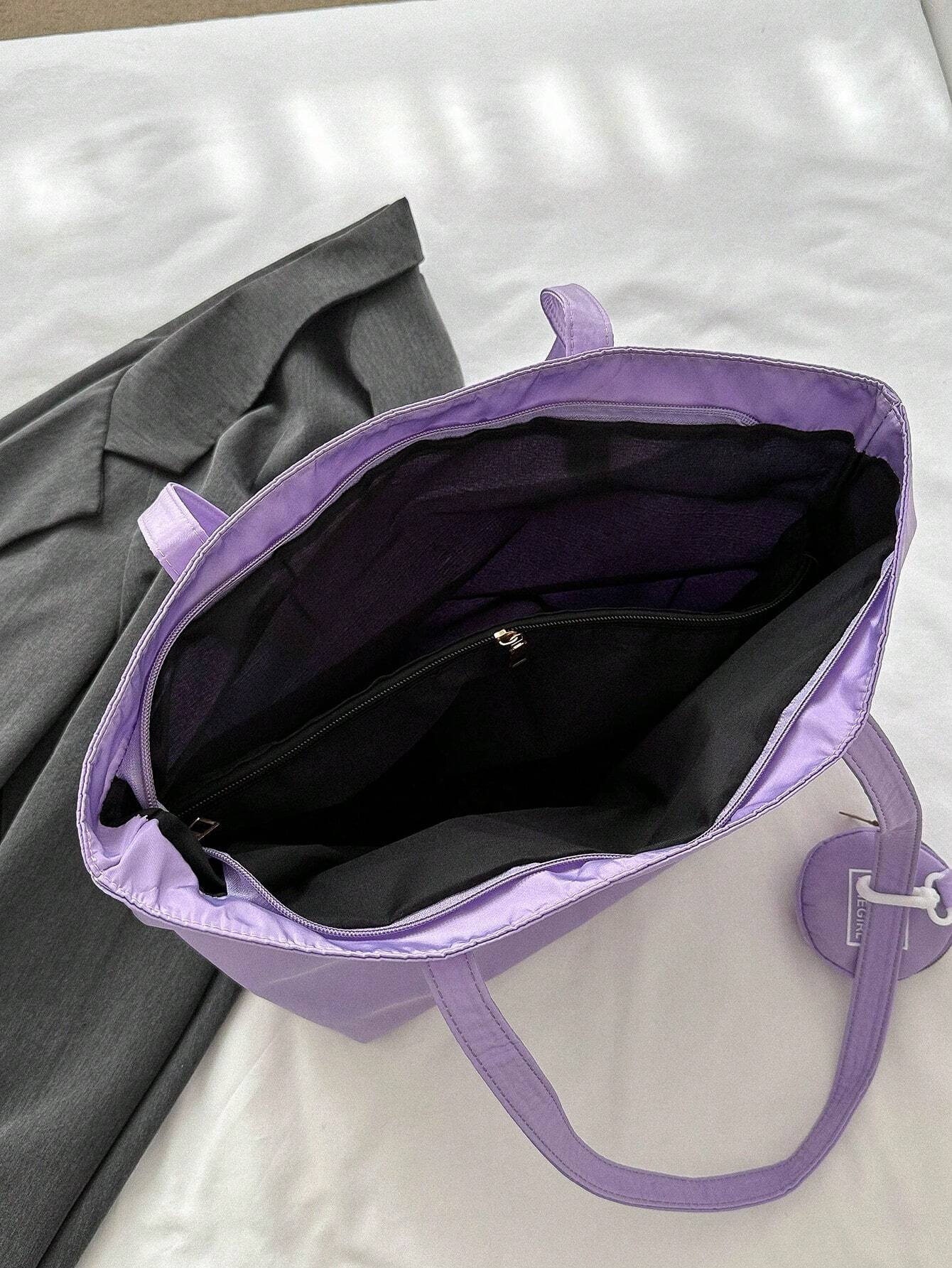 Fashionable,Minimalist,Casual,Large Shoulder Tote Bag shein