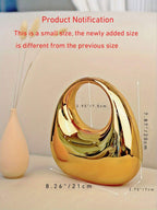 Luxury 2023 Women's Party Prom Crescent Clip Box Evening Clutch Acrylic Transparent Clutch Waterproof Crossbody Bag shein