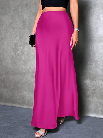 Raffinéa Women's Solid Color Basic Skirt