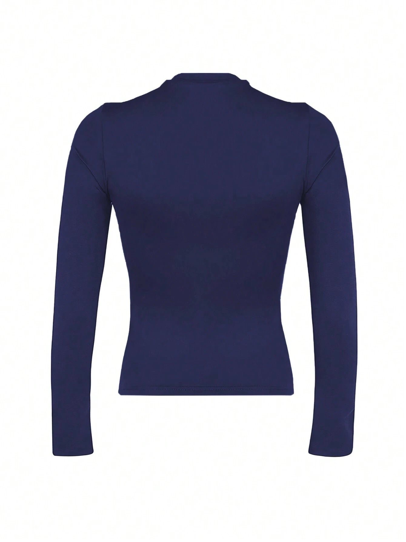 Solva Women's Solid Crew Neck Tight Fit Long Sleeve T-Shirt