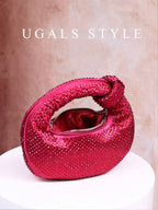 Luxury 2023 Women's Party Prom Crescent Clip Box Evening Clutch Acrylic Transparent Clutch Waterproof Crossbody Bag shein