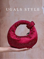 Luxury 2023 Women's Party Prom Crescent Clip Box Evening Clutch Acrylic Transparent Clutch Waterproof Crossbody Bag shein