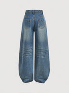 Y2k Vintage Baggy Jeans Wide Leg Denim Pants shein