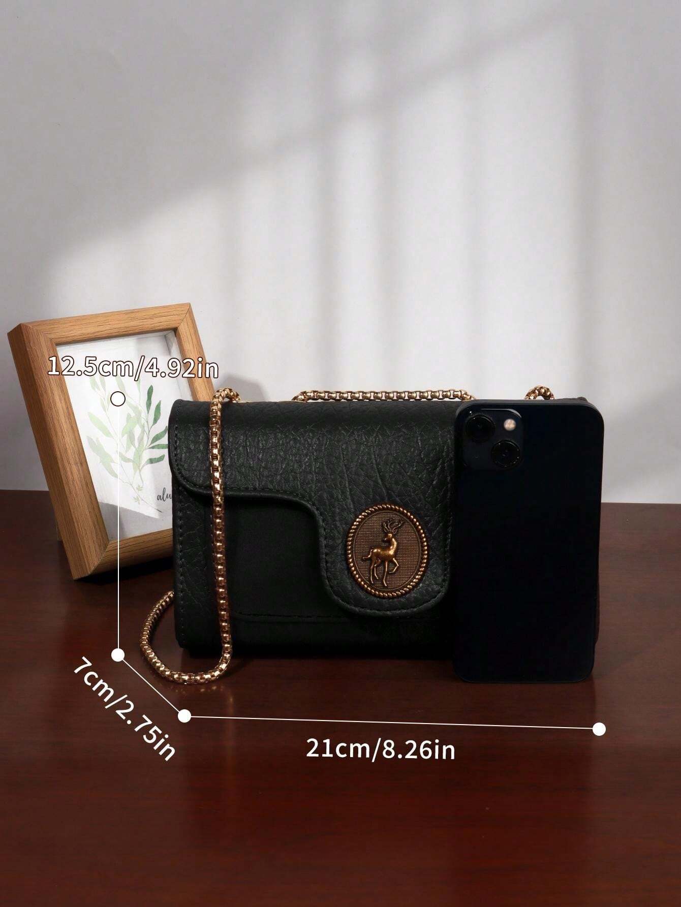 Stylish Retro Women's Shoulder Bag shein