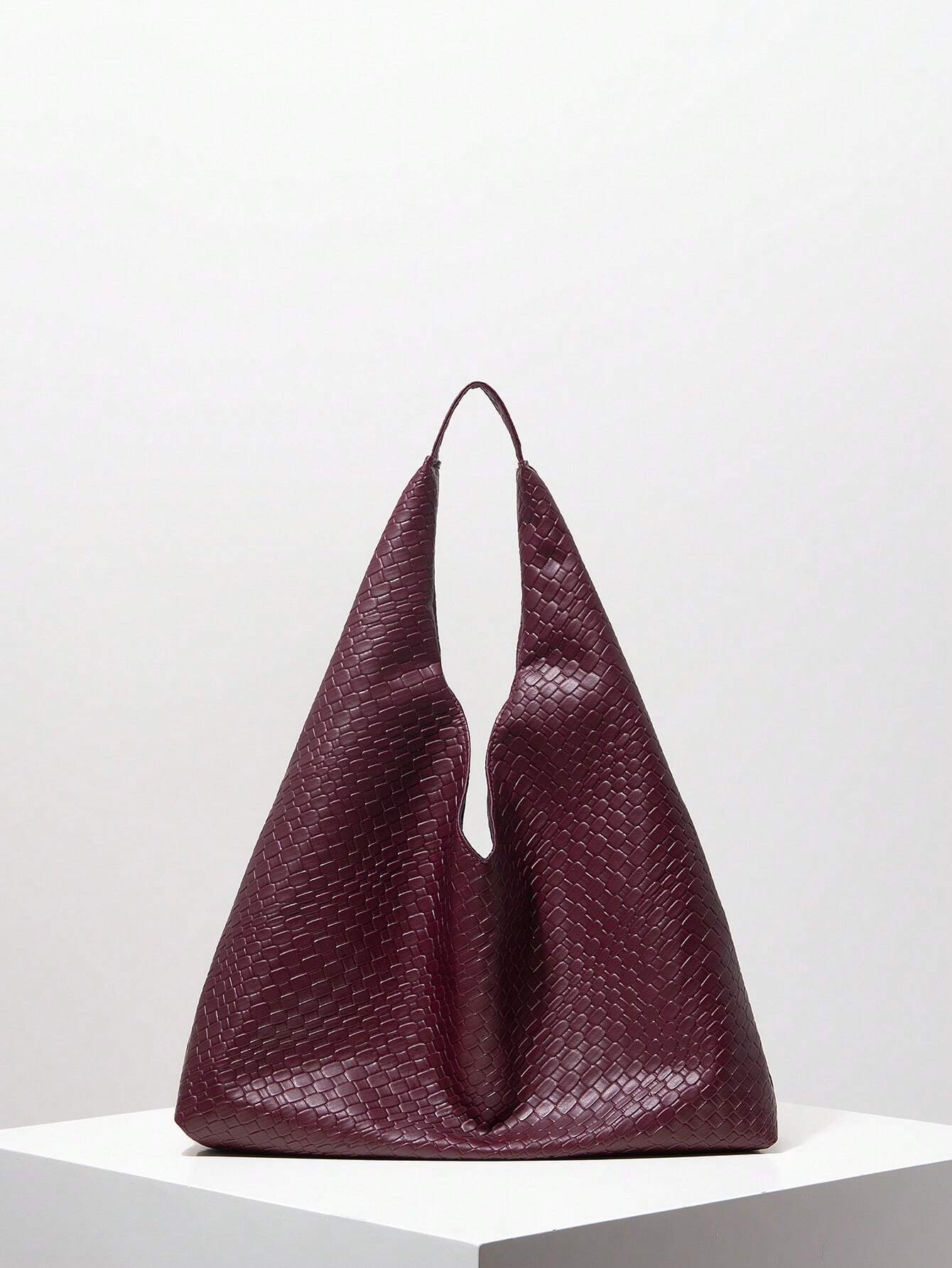 Vintage Braided Shoulder Bag Shein