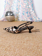 Patent Leather Pointed Toe Women's High Heel Shoes, Open Back With Buckle Strap Shein