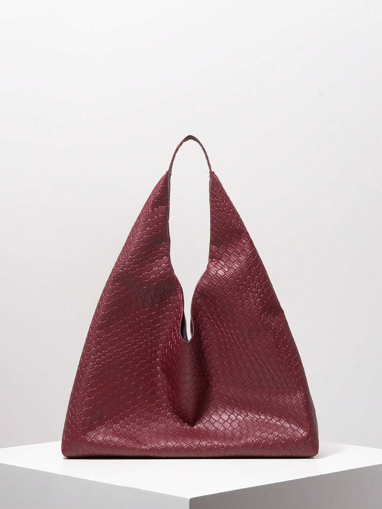 Vintage Braided Shoulder Bag Shein