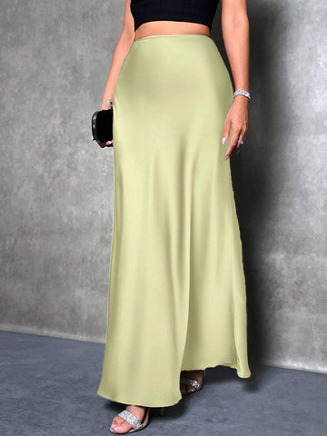 Raffinéa Women's Solid Color Basic Skirt