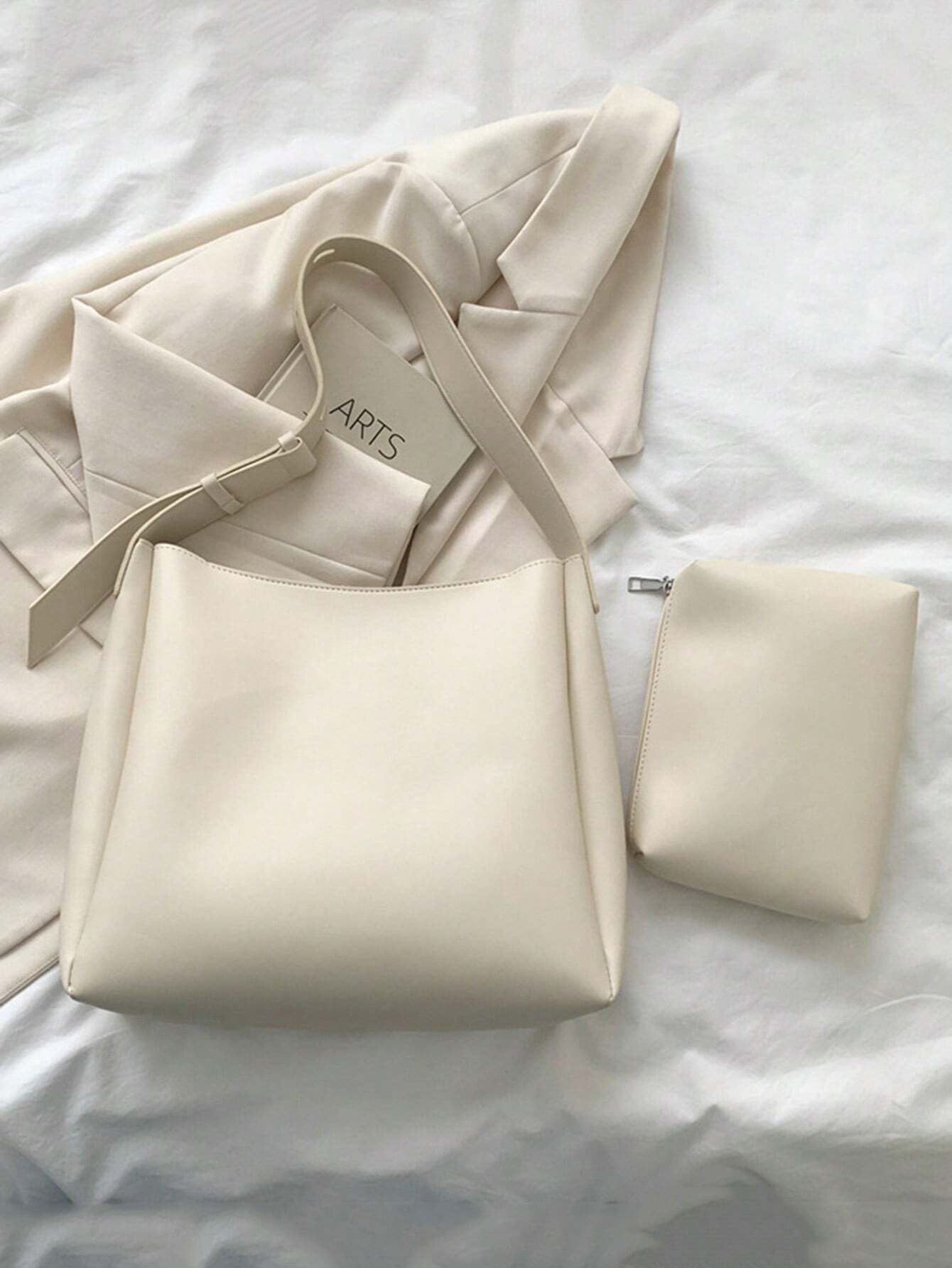 Slouchy Style Cylinder Bag Vintage Shoulder Crossbody Bag shein