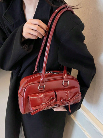 Women Armpit Bag New Fashion Tote Bag With Large Capacity And Multiple Pockets
