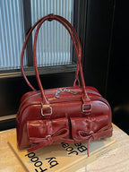 Women Armpit Bag New Fashion Tote Bag With Large Capacity And Multiple Pockets shein