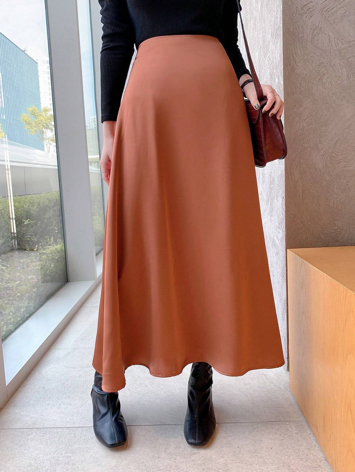 DAZY Women's Occasion & Back To School A-Line Skirt shein