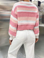 MOOSTA Colorblock Drop Shoulder Sweater shein
