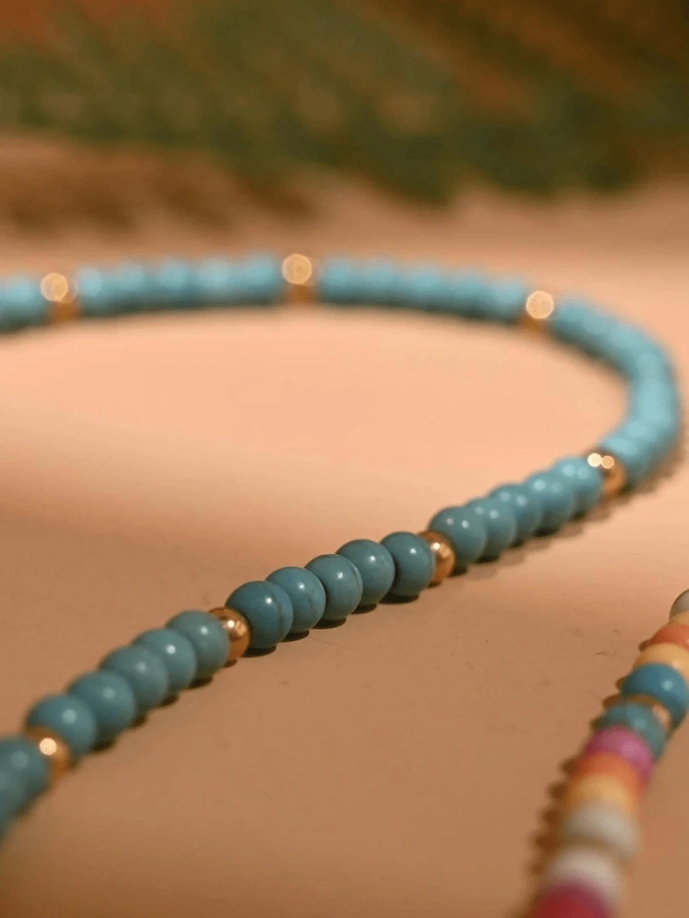 1pc Women's Blue Stone Studded Eyes Pendant Necklace shein