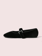 CUCCOO DOLLMOD Women's Fashionable Versatile Casual Suede Flats shein
