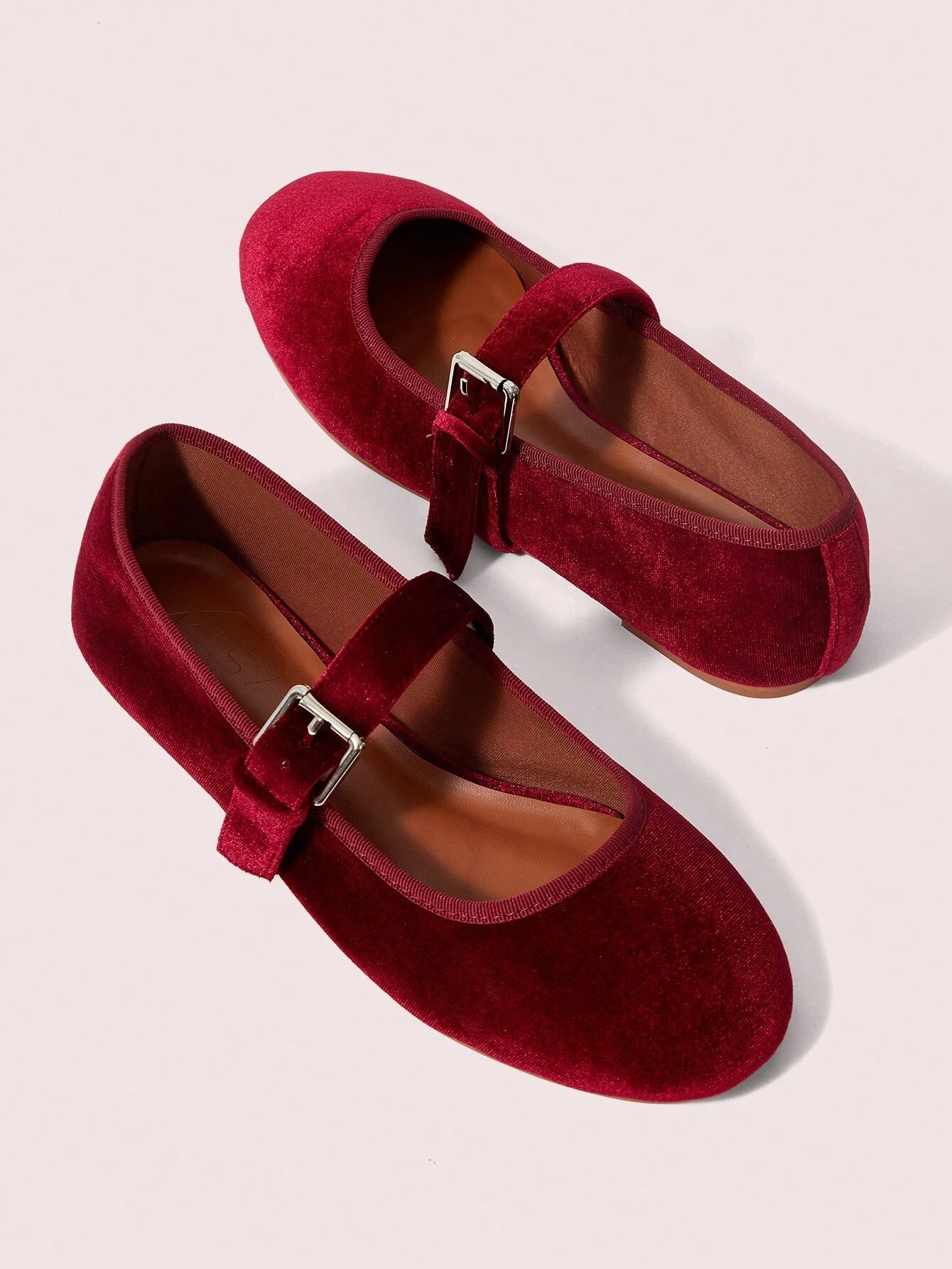 CUCCOO DOLLMOD Women's Fashionable Versatile Casual Suede Flats shein
