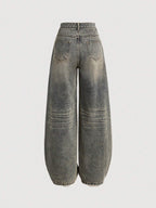 Y2k Vintage Baggy Jeans Wide Leg Denim Pants shein