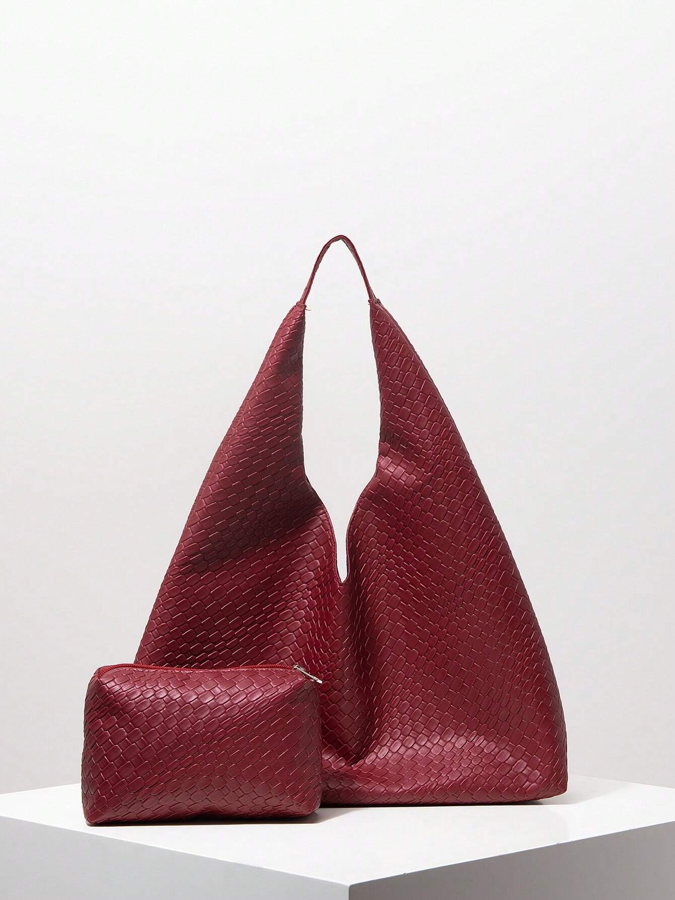 Vintage Braided Shoulder Bag Shein