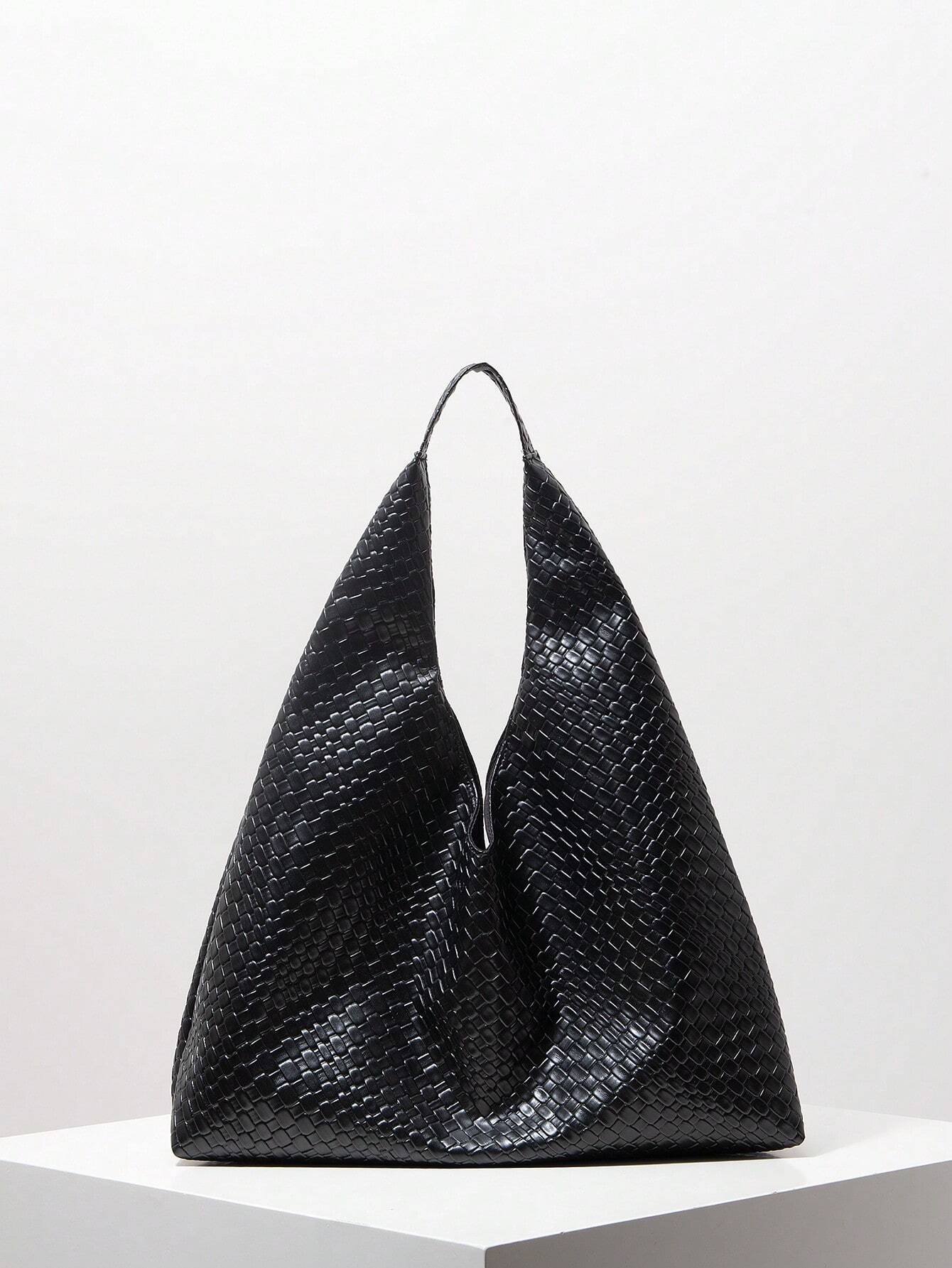 Vintage Braided Shoulder Bag Shein