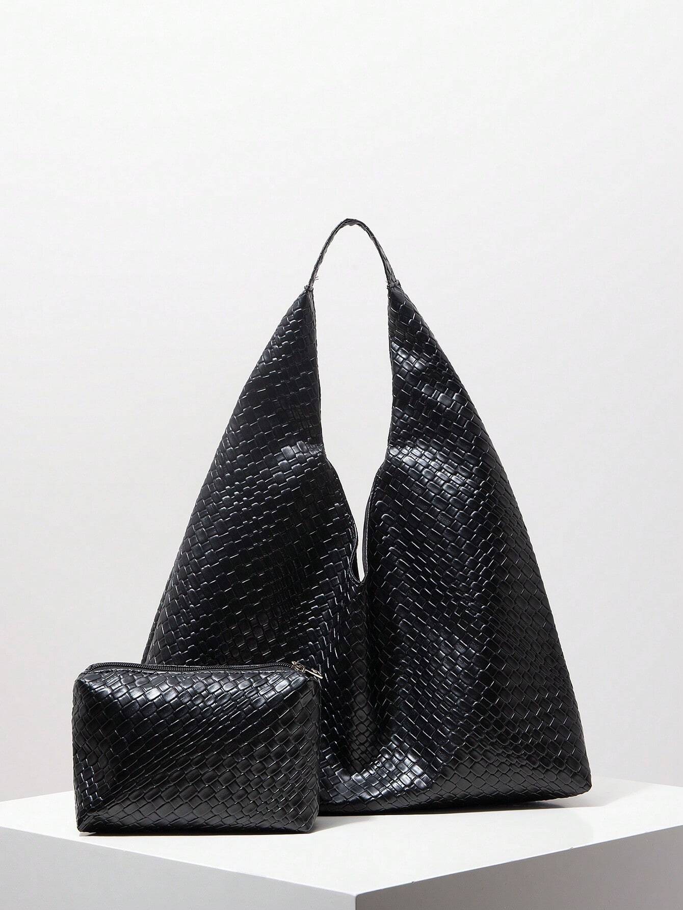 Vintage Braided Shoulder Bag Shein