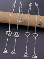 Elegant Minimalist Butterfly Body Chain, Stylish And Sexy Invisible Off-The-Shoulder Strap Jewelry shein