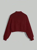 ROMWE Kawaii Women's Pink Three-Dimensional Bow Accessories Cute Girl Minimalist Sexy Cardigan shein