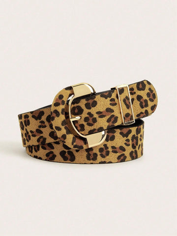 1pc Women Metal Buckle Belt