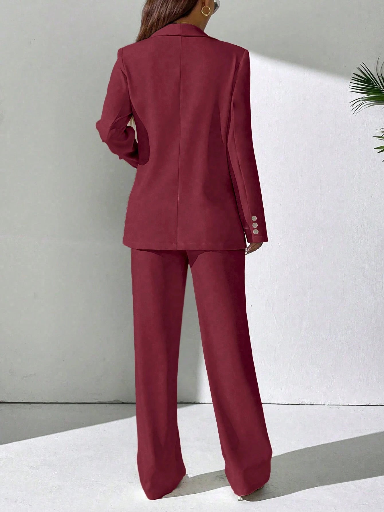 Privé Women's Plain Simple Daily Suit shein