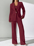 Privé Women's Plain Simple Daily Suit shein