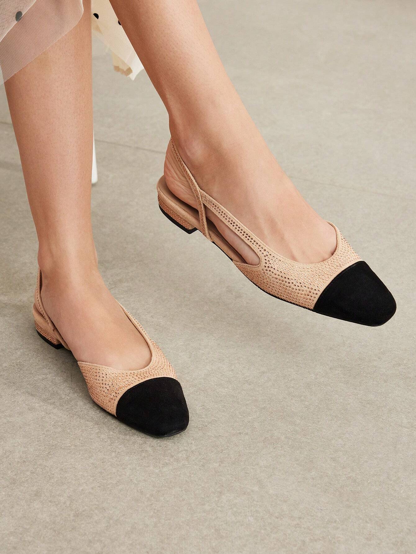 MOTF PREMIUM PATCHWORK COMFORTABLE WOMEN'S FLAT shein