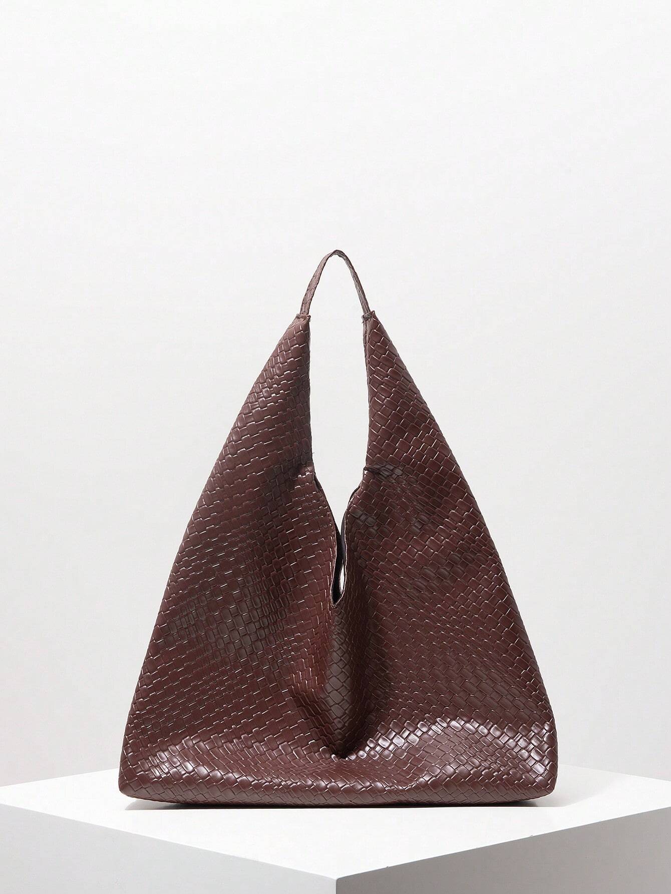 Vintage Braided Shoulder Bag Shein
