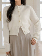 Dazy-Less Solid Button Front Cardigan shein