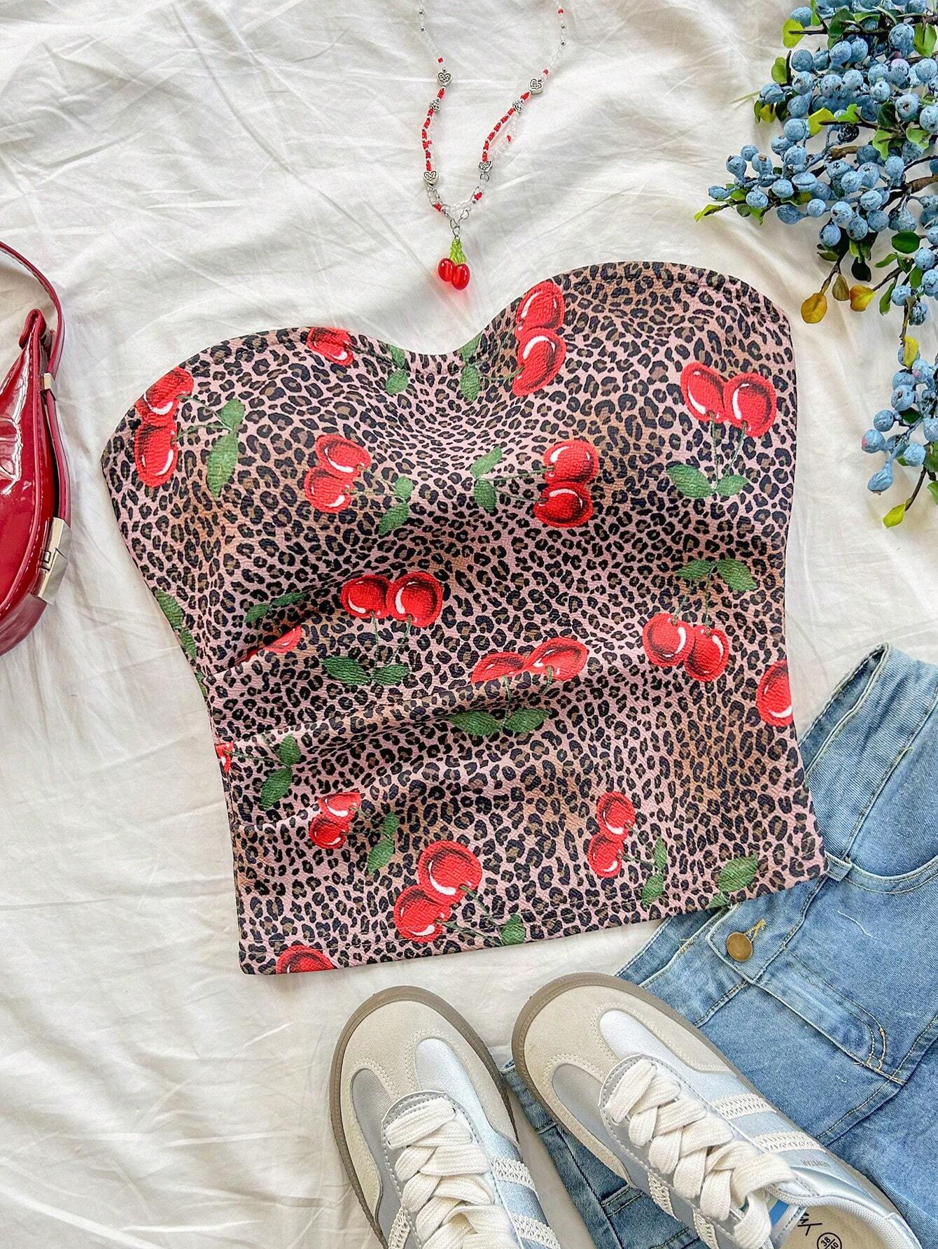 Women's Vacation Bandeau Top shein