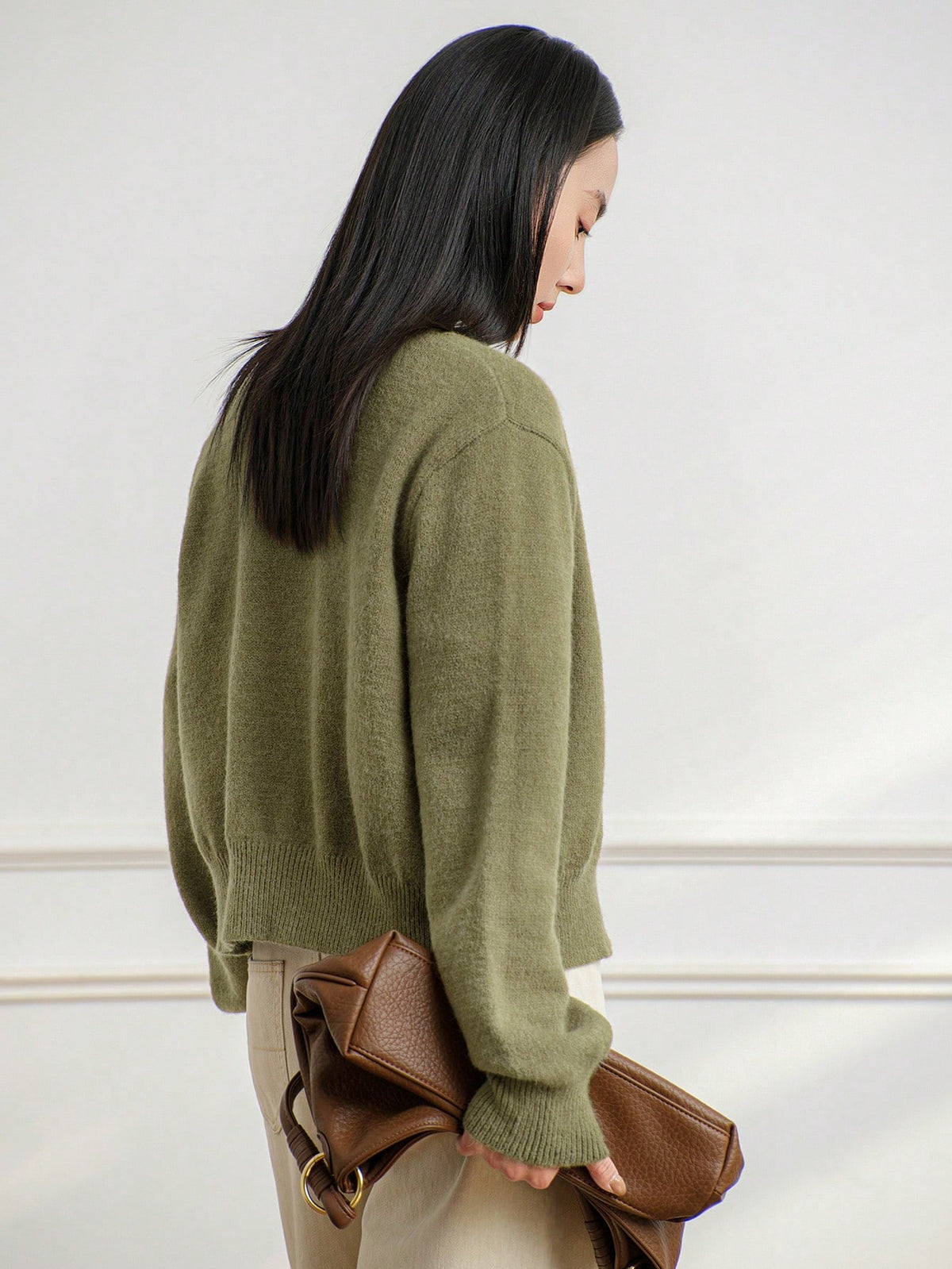Dazy-Less Solid Button Front Cardigan shein