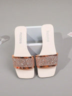 Women's Flat Casual Beach Sandals shein