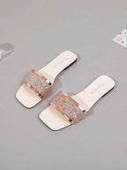 Women's Flat Casual Beach Sandals shein