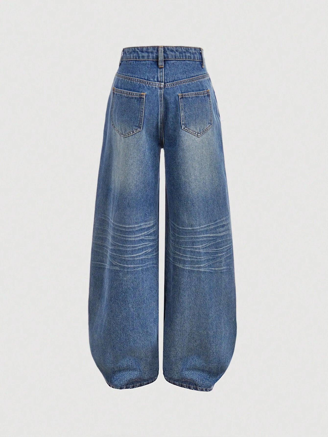 Y2k Vintage Baggy Jeans Wide Leg Denim Pants shein