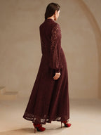 Anewsta Women's Long Sleeve Lace Dress shein