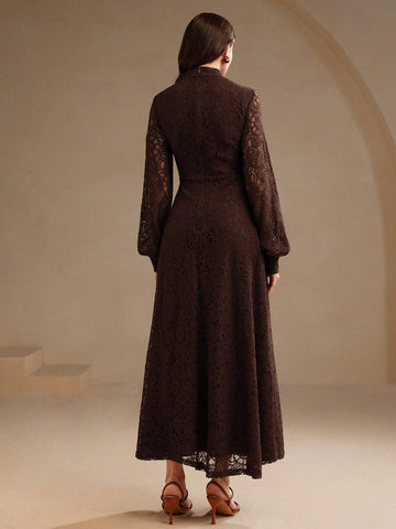 Anewsta Women's Long Sleeve Lace Dress