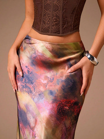 Raffinéa Women's Solid Color Basic Skirt
