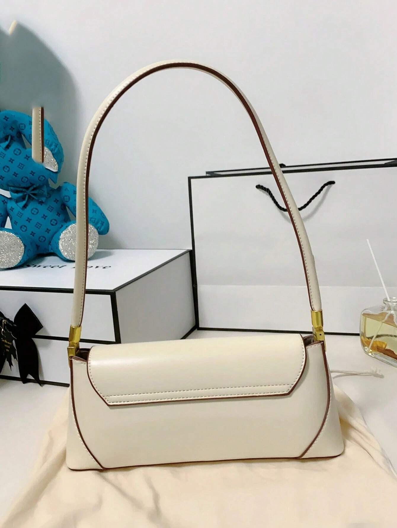 Fashionable Casual Underarm Qualitative Handbag shein