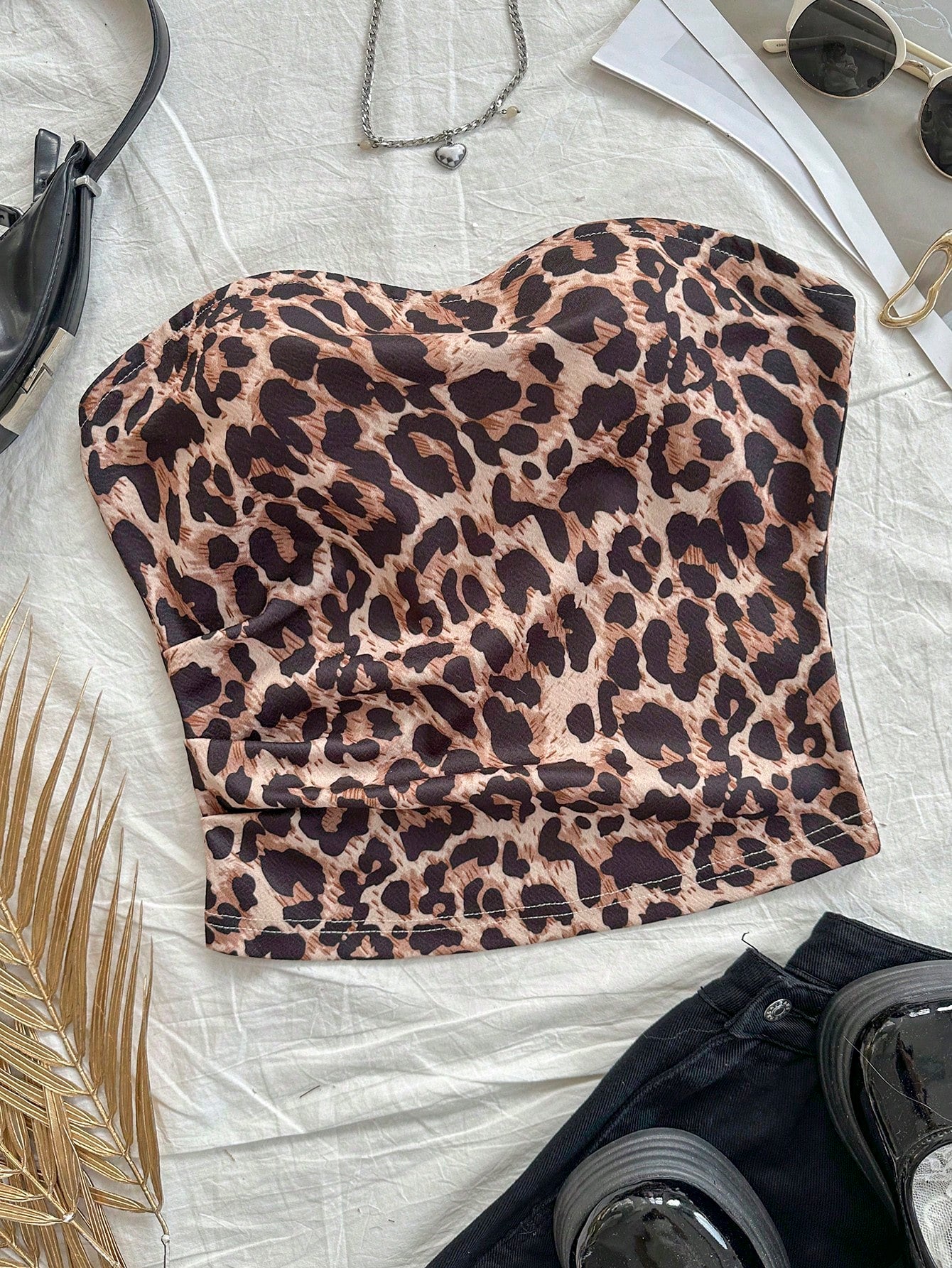 Women's Vacation Bandeau Top shein