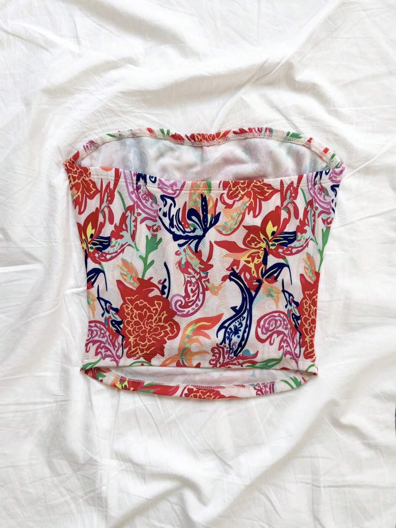 Women's Vacation Bandeau Top shein