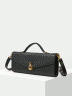 MOTF PREMIUM TEXTURED SQUARE TOP HANDLE BAG shein