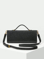 MOTF PREMIUM TEXTURED SQUARE TOP HANDLE BAG shein