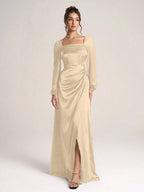 Women's Minimalist And Fashionable Long Sleeve Cocktail Dress shein