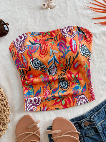 Women's Vacation Bandeau Top