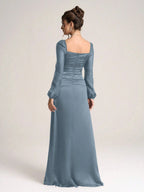 Women's Minimalist And Fashionable Long Sleeve Cocktail Dress shein